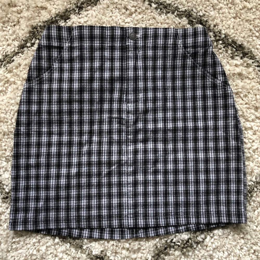 Hollister High Rise Plaid Skirt